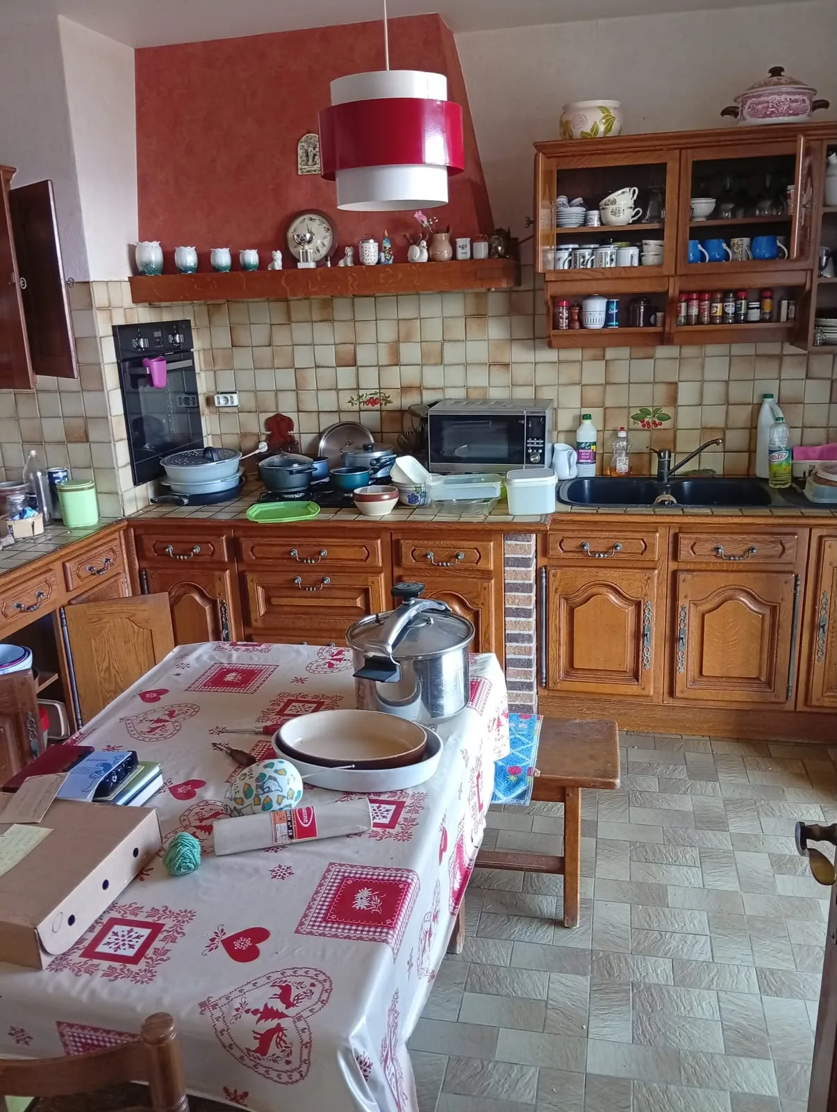 Cuisine avant débarras