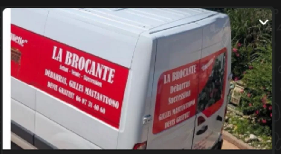 Véhicule professionnel de débarras